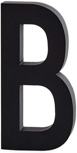 Design Letters Lettere di casa galleggianti (A-Z) | numeri civici in alluminio | numeri di porta moderni neri | Cartelli domestici da 50 mm progettati in Danimarca | Alfabeto per strada, casa