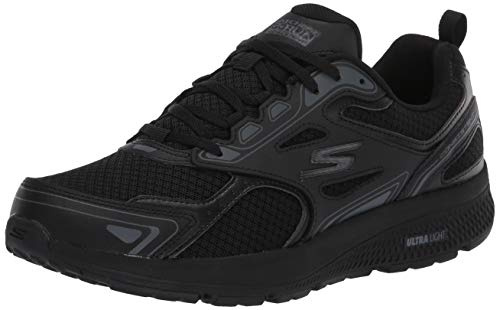 Skechers Women's Go Run Consistent Sneaker, Black, 5 Wide