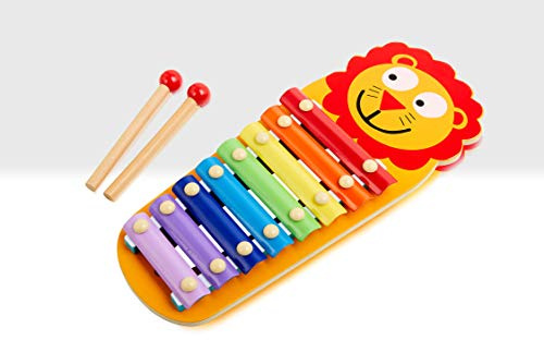 Beehive Toys AC6608 Wooden Xylophone, Multicolor