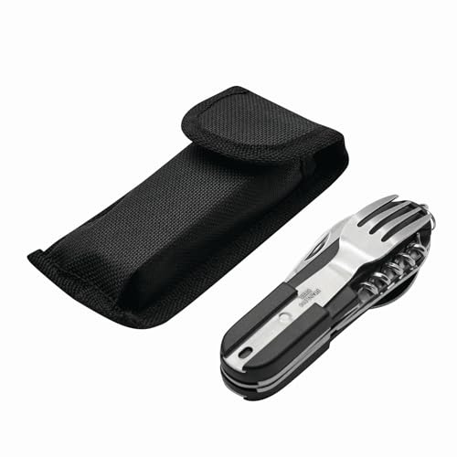 Preiswert&Gut 7tlg Campingbesteck Besteck Bundeswehr Set klappbar Feldbesteck prepper survival