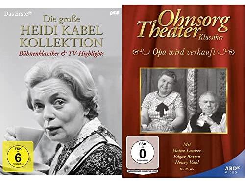 Die große Heidi Kabel Kollektion - Bühnenklassiker & TV-Highlights [8 DVDs] & Ohnsorg Theater: Opa wird verkauft