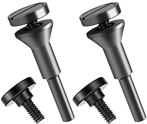 SI FANG Mounting Mandrel For Die Grinder Cut Off Wheels Rotary Cutting Discs, 3/8 and 1/4 inch Arbor Hole Universal Mandrels, 1/4 inch Shank Stem (2 Pack）