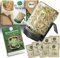 Little Plants Sprossenglas Set + 6 x Bio Sprossen Samen in 5 verschiedenen Farben inkl. Sprossen Ebook Keimglas (Anthrazit)