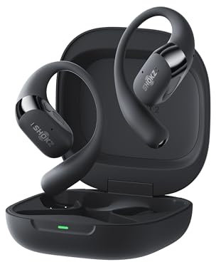 SHOKZ OpenFit 2+ Open-Ear Headphones,Wireless Bluetooth Headset, Dolby Audio Enabled, Comfortable Earbuds with Soft Hooks, 48H Playtime, IP55 Water-Resistant, USB-C & Wireless Fast Charging, Black
