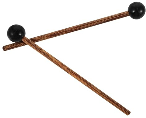Garneck 2 Stück Schlagzeugschlägel mit Vielseitiger Verwendung für Tamburine und Xylophone Tragbar für Performance und Zuhause