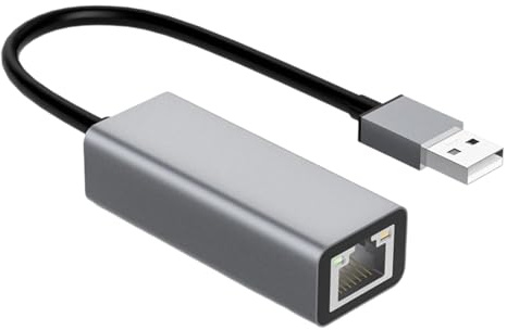 Generico Adaptateur Ethernet USB Type C, USB Type C À Ethernet - Convertisseur De Réseau Gigabit Adaptateur C - Adaptateurs De Réseau D'ordinateur USB Pour Voyages D'affaires, Éducation