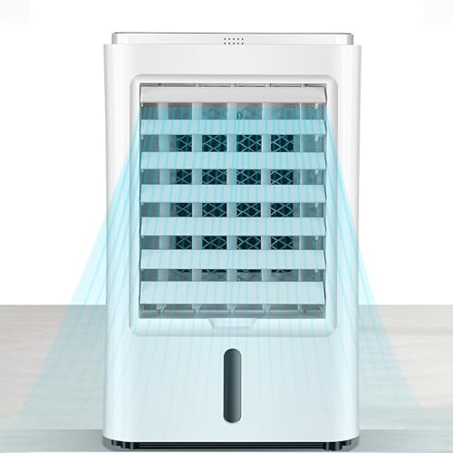 Condizionatori d'aria portatili, mini condizionatori d'aria personali USB, raffrescatori d'aria evaporativi con touch screen, per stanze, tende, camere da letto, auto, camper,12V