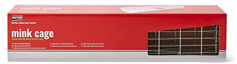 Pest-Stop Humane Mink Cage Trap – Live Catch Trap for Small Pests – Galvanised Steel, Rust-Resistant, Reusable, No Assembly Needed – Indoor & Outdoor Use