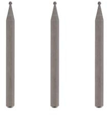 Dremel 106 Graviermesser - Zubehörsatz für Multifunktionswerkzeug mit 3 Graviermessern 2,4 mm zum Schnitzen, Fräsen, Holzfräsen, Gravieren in Holz, Laminate, Stein, Kunststoff, Metall