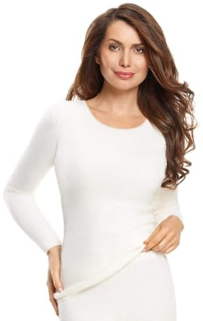 Medima Damen Hemd langarm - Angora 100