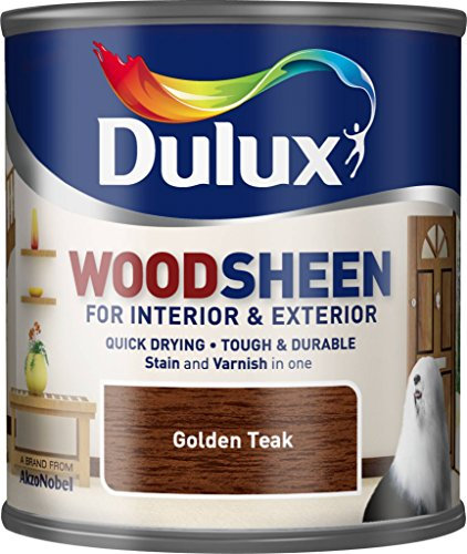 Dulux Woodcare 250 Ml Waterbased Transluscent Woodsheen Golden Teak