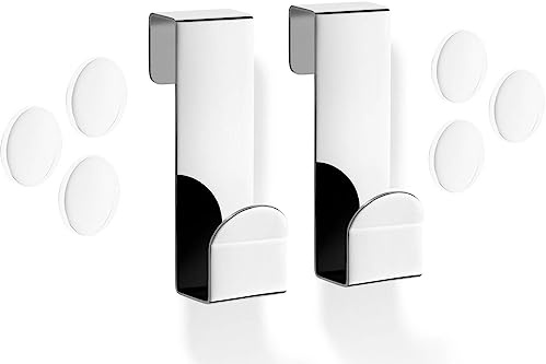 ZACK 40262 MITOR Haken für Glasduschwand, Set/2, Edelstahl hochglänzend, 7,5 cm