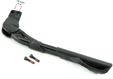 Ursus Unisex – Erwachsene Wave Rear 24 Hinterbauständer, Schwarz, One Size