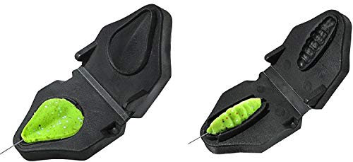 Set: Forellenteig Former in realistischer Bienenmadenform und Tropfenform von Jenzi Baitformer + gratis Petri Heil! Aufkleber