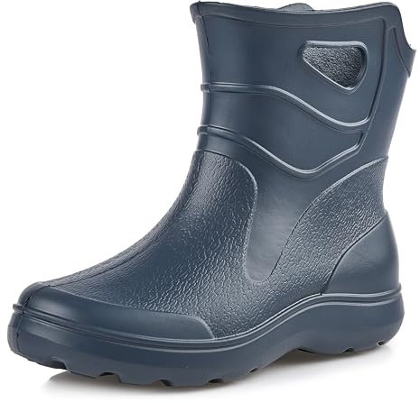 Ladeheid Stivali Uomo in Eva con Calza Estraibile KL027M (Blu Scuro, 44 EU)