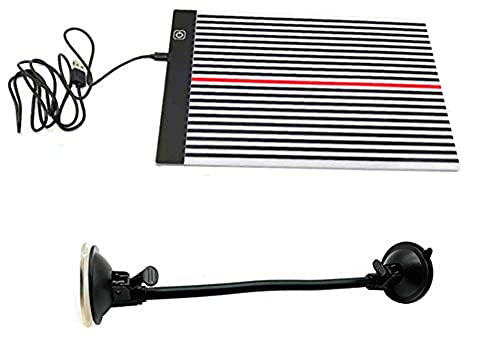 Houshan Paintless Dent Repair Tool Kit Lamp LED Line Board 5V USB Panel Stripe Reflector Board with Adjustment Holder Reflective Bord Light for Dent Repair
