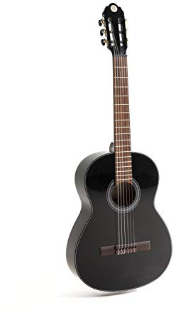 Juan Miguel Navarrez konsertgitarr, klassisk gitarr, 1/2 special dark moon - svart