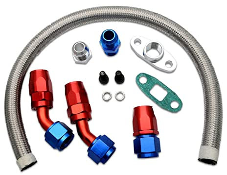 MASO T3 T4 T3/T4 T70 T66 TO4E Universal Turbo Turbolader Ölzufuhrleitungsadapter-Kit