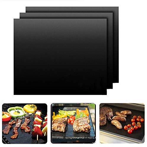 LIANYG Réutilisable BBQ BBQ Grill Tapis de Cuisson de Cuisson à pâtisserie Portable Pique-Nique Pique-Nique Cuisson Barbecue Outil Feuille pour Barbecue 914 (Color : 4pcs 33x40cm)