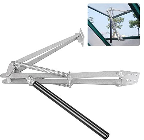 upstartech Apribottiglie Automatico per Serra a Doppia Sospensione, alzacristalli per Serra, Serra, aprifinestra per aiuole, capacità di Sollevamento 15 kg, Altezza di Sollevamento 40 cm