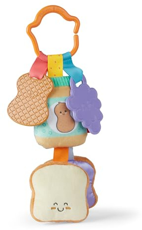 Melissa & Doug - Motorikspielzeug zum Aufhängen mit Ringen zum Beißen, Greifen und Geräusche erzeugen, Sensorisches Spielzeug für Babys, ab 0 Monaten, für Baby-Jungen-Mädchen geeignet