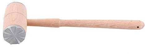 Fleischklopfhammer aus Holz, Holzsteak-Beef-Hammer, 2-seitiger Holz-Fleischhammer-Hammer-Pfünder zum Zartmachen von Steak-Rindfleisch, praktisches Küchenwerkzeug