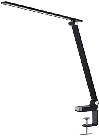 PRIOS LED Tischlampe Tamarin dimmbar (Modern) in Schwarz (1 flammig,) - Tischleuchte Schreibtischlampe Nachttischlampe Arbeitszimmerleuchte