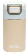 KAMBUKKA - Thermobecher 300ml - Modell ETNA ICED LATTE - Thermobecher/Kaffeebecher to go: Easy cleaning - vakuumisoliert - Edelstahl- Hält Getränke stundenlang heiß oder kalt.