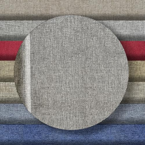 Polsterstoff 2x1,40 M. Polsterstoff Möbelstoff Meterware. Stoff für Sofa, Sessel, Kissen. Reißfest und Widerstandsfähig. Canvas Fabric Decorative (Farbe Hellgrau)