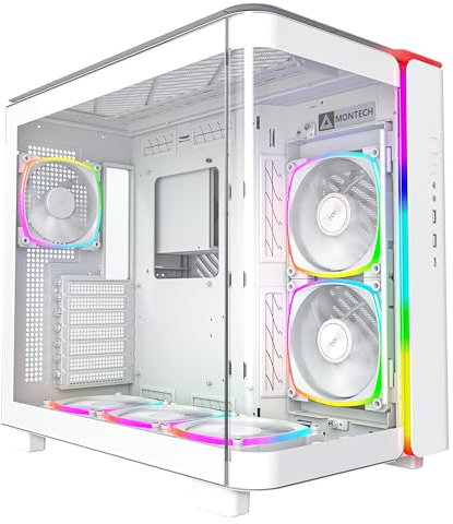 Montech KING 95 PRO Midi-Tower, Tempered Glass, ARGB - weiß
