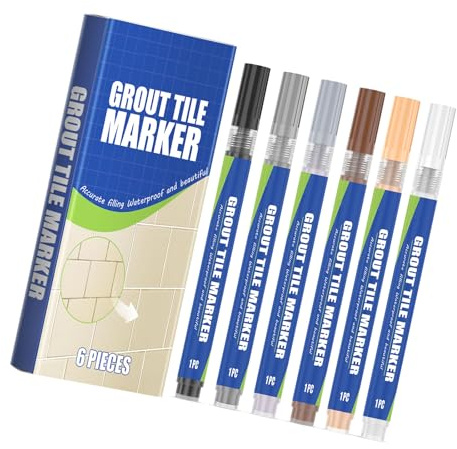 Grout Restorer Pen Tile Paint Marker Pen Wall Grout Pens Gaps Beautification Marker Pen Wall Tile Repair Pen