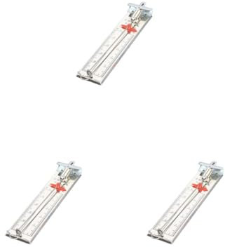 3 Set Misuratore di Forza Metallo Strumento di Misura Artigianato Funzionamento Semplice N Misuratore Regolabile Esperimento Fisico Dinamometro 0.5N