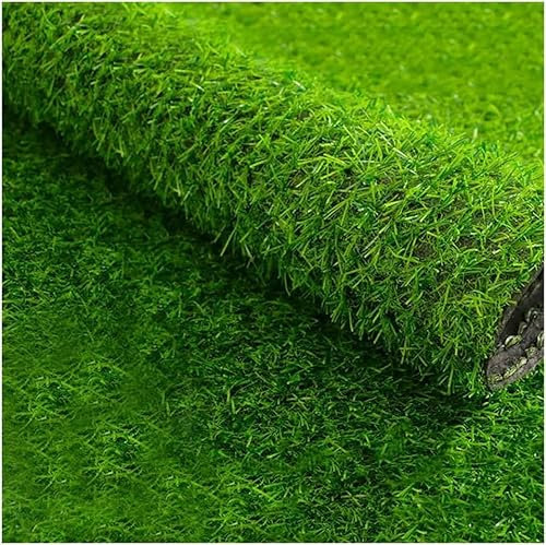 Erba Sintetica per Erba Indoor Outdoor 2 X 4 M, 2 Cm Tappetino per Prato Artificiale Realistico Sintetico Tappetino per Animali Domestici, Green, 2x2m