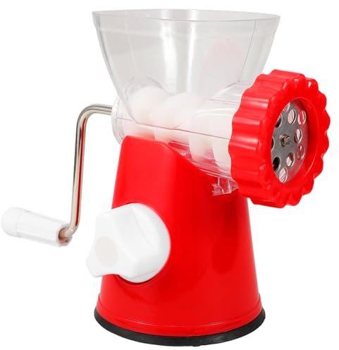 Amosfun Machine Manuelle de Remplissage de Saucisses et Hachoir à Viande Multifonctionnel pour Préparation de Hamburgers et Saucisses à pour Usage Commercial et Domestique
