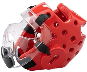 Zanthicia Caschetto da Taekwondo leggero, completo, con imbottitura in NBR per il comfort, leggero e resistente ai graffi. Protezioni per la testa da boxe e kickboxing.