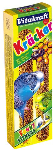 Vitakraft Sittich Kräcker Honig, 10er Pack (10 x 60 g)