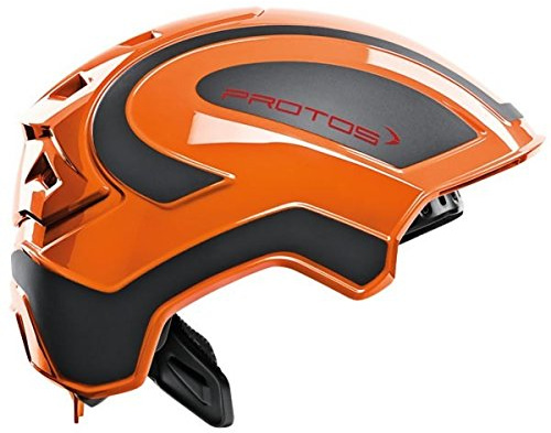 Protos Sicherheitshelm Integral Industry mit Integral Lösung, Farbe:orange/schwarz