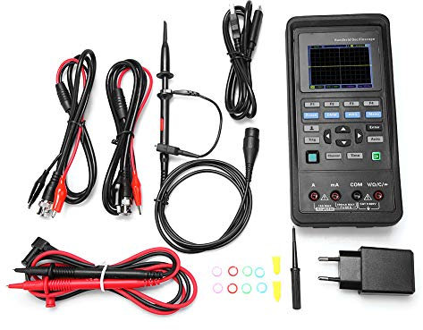 Digitales Oszilloskope, Hand Oszilloskope 2D72/2D42 70MHz/40MHz 2CH Professionelles digitales Oszilloskop 25M Signalgenerator AC100-240V(Hantek2D72)