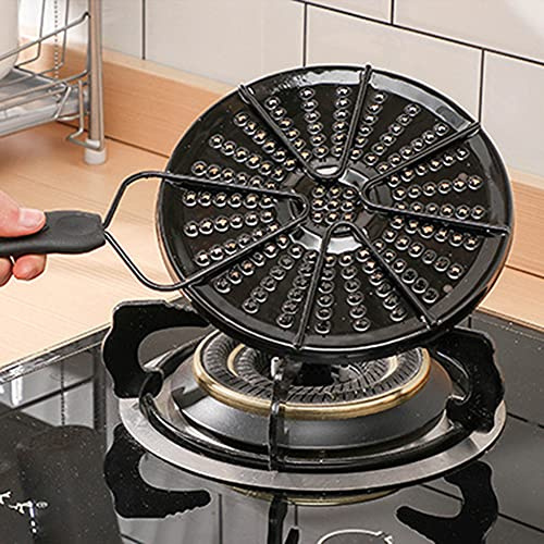 Diffuseur de chaleur pour cuisinière à gaz - Réducteur de chaleur - Plaque de protection contre les flammes - Outil de cuisine - Réducteur de flamme