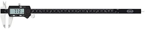 STEINLE 1321 Digital Messschieber 300 mm mit Feststellschraube, Ablesung: 0,01 mm Tiefenmaß eckig