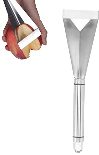 Agatige Obstschnitzmesser, Dreieckige Form Edelstahl Obstschneidemesser Schnitzwerkzeuge für Haus Küche Restaurant Party