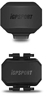 iGPSPORT SPD70 Fahrrad Geschwindigkeitsmesser/CAD70 Fahrrad Trittfrequenzsensor, 300 Stunden Akkulaufzeit, Bluetooth 5.0 ANT+, IPX7 Wasserdicht (CAD70+SPD70 Set)