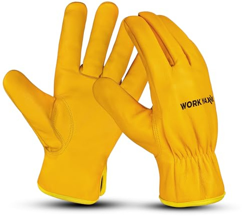 WORK MAXX Robuste Gartenhandschuhe für Männer und Frauen, robust, Dornenfest, bequem, atmungsaktiv, Gartenhandschuhe für Herren
