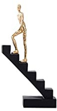 HASMI Schreibtisch deko Leiter Art Dekoration Home Desktop Dekoration Statue Modell Abstrakte Kunst Desktop Dekoration Skulptur Harz Handwerk Decoración del hogar (Size : A)