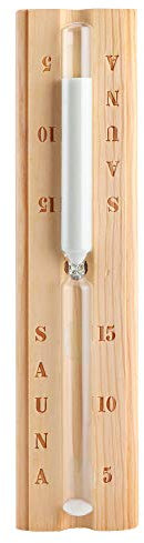 Sauna-Sanduhr aus Holz, 15 Minuten, Sanduhr, Countdown-Uhr, Zubehör für Sauna, Spa-Raum