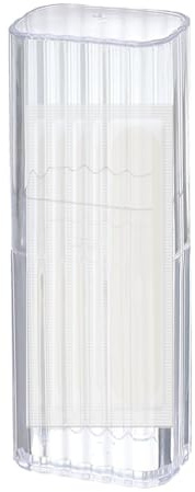 Acrylic Pick Storage - Travel Swab Case | Clear Cotton Bud Holder | Pick Dispenser | Cotton Swab Holder | Qtip Cotton Bud | Swab Storage Box Container With Lid For Floss Pick, Hair Accessories