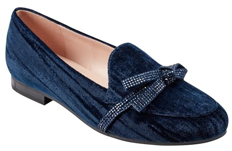 Bandolino Women's Jayme Loafer, Navy Velvet 400, 10