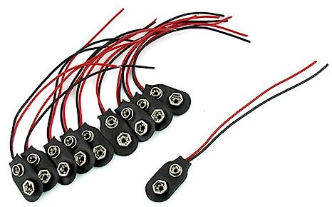 Angoily 10piezas Conector De Batería Tipo i con Cable Resistente y Duradero para Led y Dispositivos Fácil De Instalar