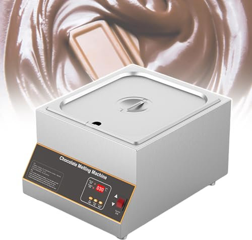 Machine à Fondre Le Chocolat Chauffante Professionnelle, Chauffage Sans Eau, Pour Faire Fondre Le Chocolat, 5 Plaques Chauffantes Pour Un Chauffage Uniforme,110V-1tank