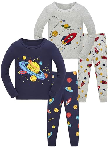 Pyjamas for Boys Nightwear Cotton Toddler Clothes Kids Sleepwear Children PJs Set Outfit Xmas Gift 2-14 Years